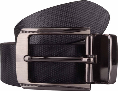 

Exotique Men Formal Black Genuine Leather Belt