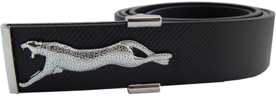 

Els Men Casual Black Synthetic Belt, Black-03