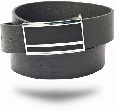 

Azores Men Formal Black Genuine Leather Belt, Black;brown