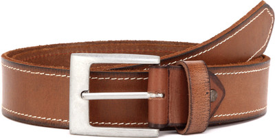 

U+N Men Casual Brown Genuine Leather Belt