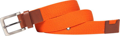 

Pepe Jeans Men Fabric, Genuine Leather Belt, Orange