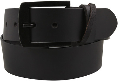 

Aditi Wasan Men Black Genuine Leather Belt