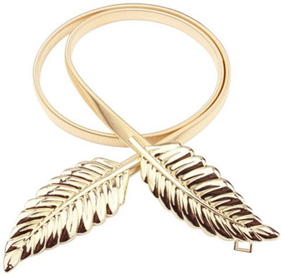 Young & Forever Girls Gold Metal Belt