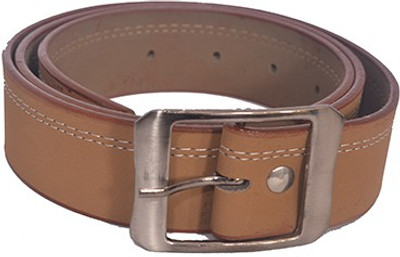

Aam Shopping Men Brown Artificial Leather Belt, Gray