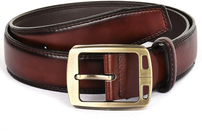 

Buckle Up Men Formal Brown Artificial Leather Belt