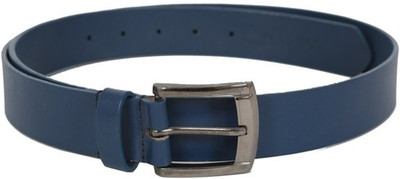 

Lino Perros Men Casual Blue Genuine Leather Belt