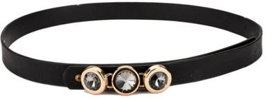 

Tiekart Women Casual Black Synthetic Belt
