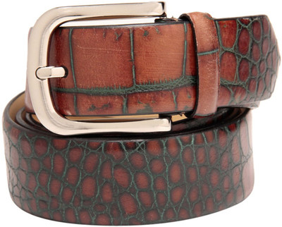 Leather Plus Men Casual Brown Belt