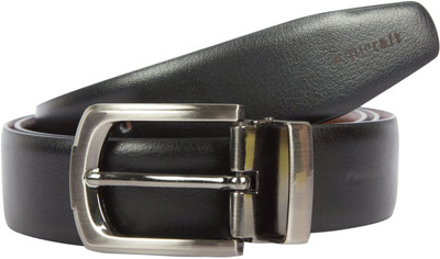 

OODI Men Black Genuine Leather Belt