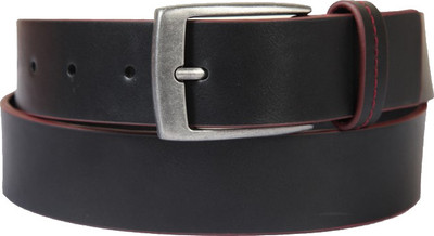 

French Connection Men Formal Black Genuine Leather, Metal Belt