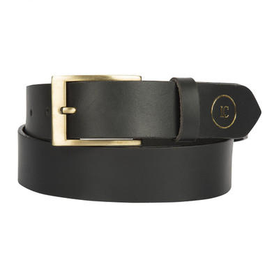 

Leder Concepts Men Formal Black Genuine Leather Belt