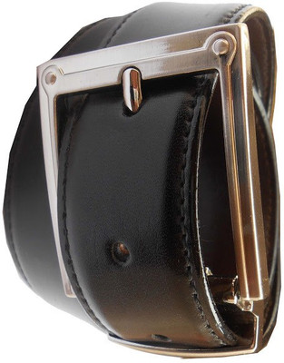

AmahapGlamourDaze Men Formal Black Synthetic Belt