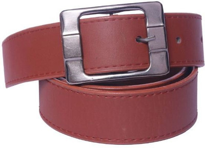 OODI Men Tan Artificial Leather Belt