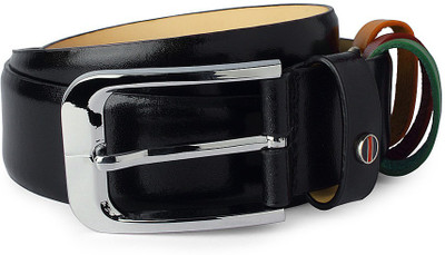 

Louis Philippe Men Black Genuine Leather Belt