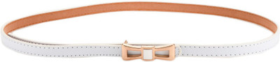

Tiekart Women Casual White Synthetic Belt