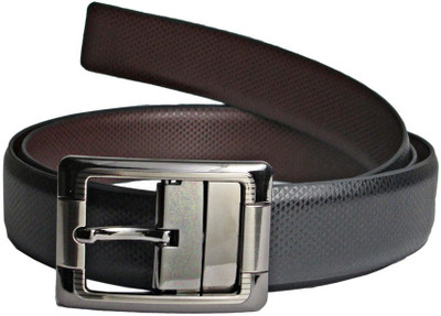 

LEE O Men Formal Black Genuine Leather Reversible Belt