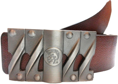 

Mode Boys Casual, Formal Brown Genuine Leather Belt, Brown-53