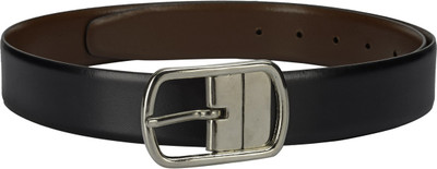 

TKWD Leathers Men Casual Black Genuine Leather Reversible Belt