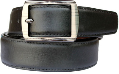 

OODI Men Black Artificial Leather Belt