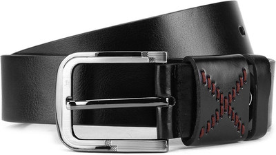 

Swiss Design Men Black Genuine Leather Belt