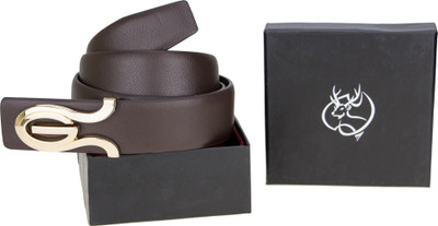 

Zeva Men Casual, Formal, Party Brown Genuine Leather Belt, Brown-26