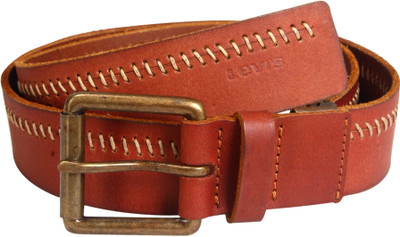 

Levi's Men Casual Brown Genuine Leather, Metal Belt