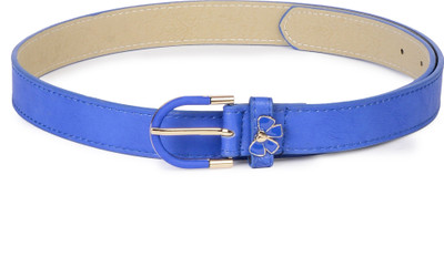 

Buckle Up Women Blue Artificial Leather Belt