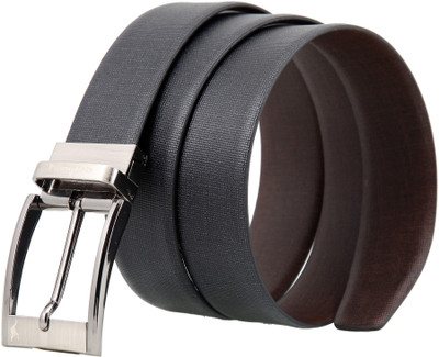 

Kangoo Men Casual, Formal Black, Brown Genuine Leather Reversible Belt