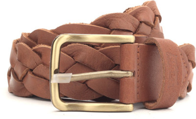 

Levi's Men Tan Genuine Leather Belt