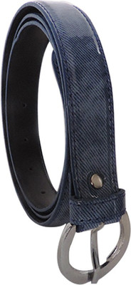 

Elligator Women Casual Blue Artificial Leather Belt, Blue-line004