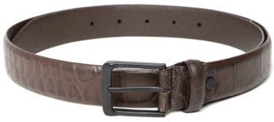 

John Players Men Genuine Leather Belt, Brown