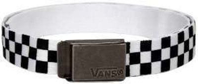 

Vans Men Casual, Formal Black, White Fabric Reversible Belt