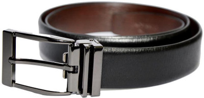

Dennison Men Party Black, Brown Genuine Leather Reversible Belt, Black brown-002