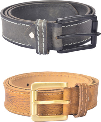 

Hidelink Men Formal Black Genuine Leather Belt