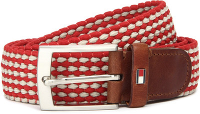 

Tommy Hilfiger Men Red, Beige Metal Belt