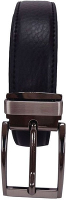 

Revo Men Formal Black Synthetic Reversible Belt