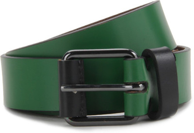 

United Colors of Benetton Men Black Genuine Leather Belt, 901