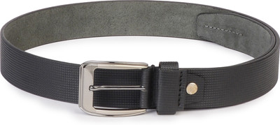 

Buckle Up Men Black Genuine Leather Belt