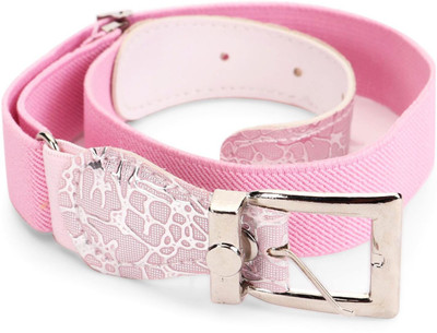 

Kidofash Boys & Girls Casual Pink Fabric Belt