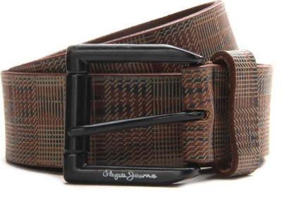 

Pepe Jeans Men Tan Genuine Leather, Metal Belt