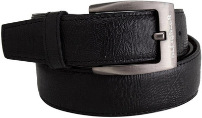 

Elligator Men Casual, Formal, Party Black Artificial Leather Belt