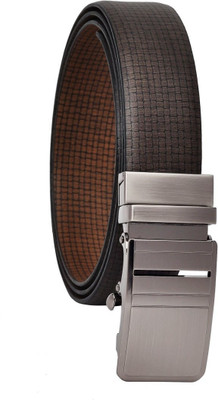 

Hawai Men Casual Brown Genuine Leather Reversible Belt