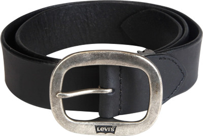 

Levi's Men Casual Black Metal, Genuine Leather Belt