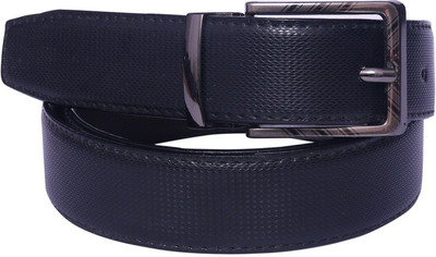 

OODI Men Black Artificial Leather Belt