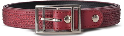 

Baggit Women Casual Maroon Synthetic Belt