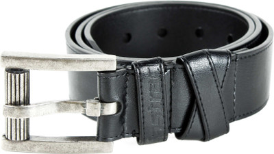 

Fastrack Men Casual Black Synthetic, Artificial Leather Belt