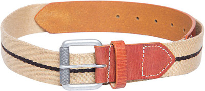 

Pacific Gold Men Casual Khaki Genuine Leather Belt, Tan;khaki