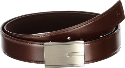 

Osaiz Men Formal Brown Artificial Leather, Metal Belt, Brown-14