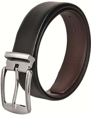 

Amicraft Men Casual Brown Artificial Leather Reversible Belt, Black;brown