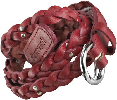 

Fastrack Women Casual Red Genuine Leather Belt